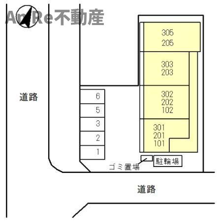 ノーブル浦和美園の区画図