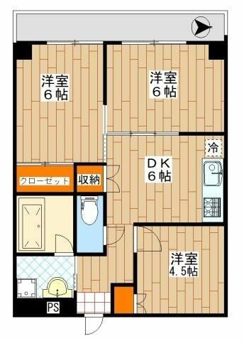 ベルウッド野川の間取り