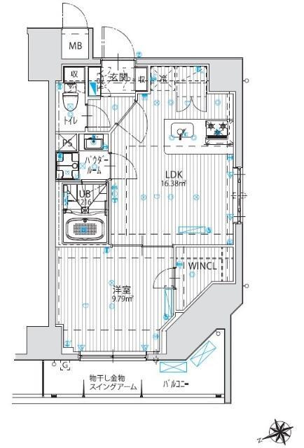 ＨＹ’ｓ　ＳＵＭＩＤＡ　ＰＡＲＫ　ＲＥＳＩＤＥＮＣＥの間取り