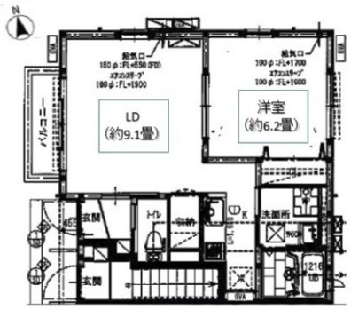 アムール3292の間取り