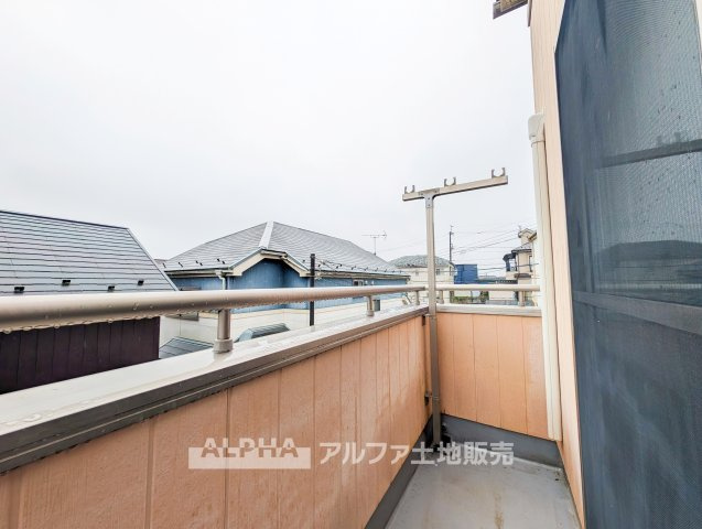 青梅市谷野の中古一戸建のバルコニー