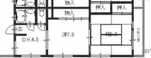 グランディア護国神社前の間取り