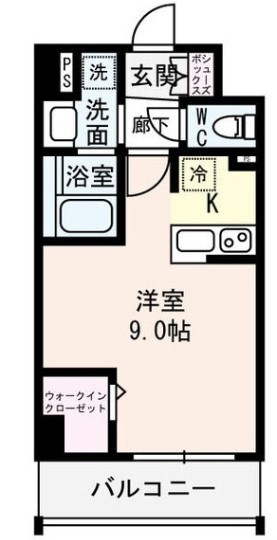 ラルーチェ北梅田の間取り