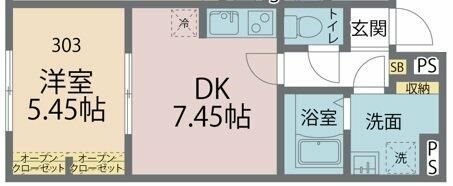 カインドネス練馬桜台の間取り