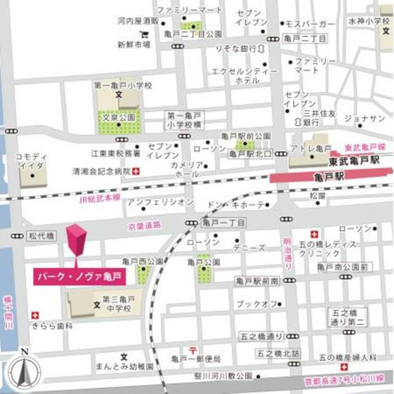 【地図】 | パーク・ノヴァ亀戸