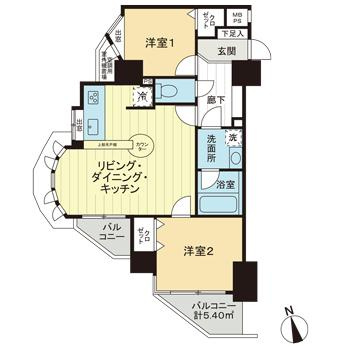 【間取り】 | ライオンズマンション小石川シティ