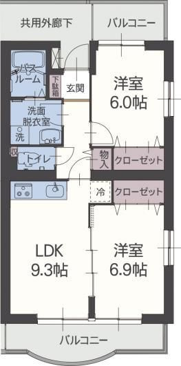 ソレアード・Ｓの間取り