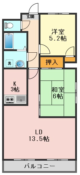 フレシール奥戸の間取り
