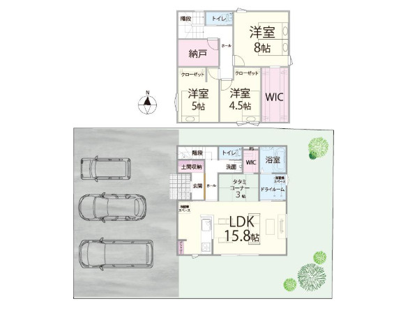 東福町　新築戸建　4LDK＋S