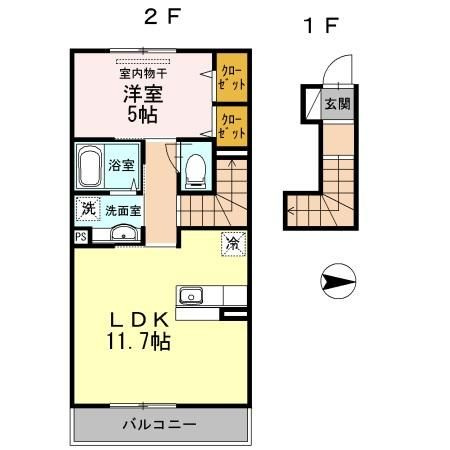 Noble Courtの間取り