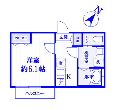 キャメル東大宮二丁目の間取り
