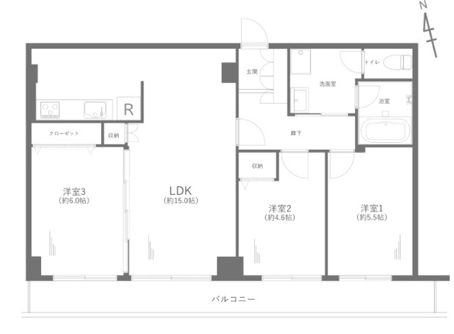 【間取り】 | ストークマンション上大岡