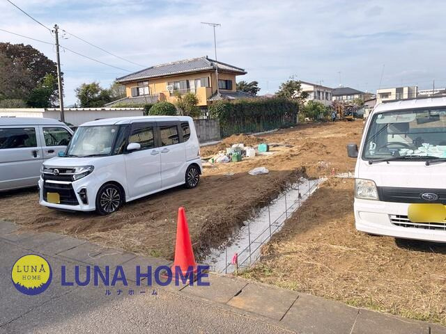 第4土浦市並木　新築戸建　4号棟の駐車場