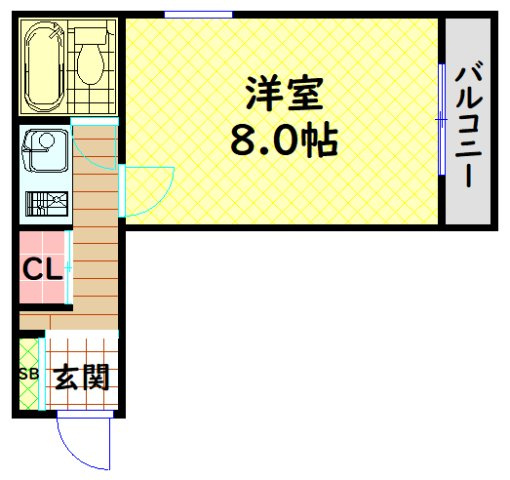 【間取り】 | メゾンハイツ信