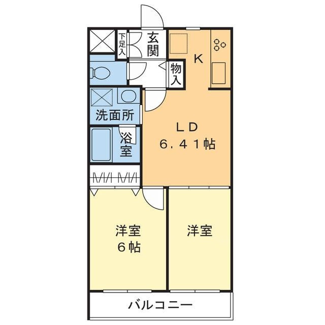 田園マンション鮫洲の間取り|間取りです。
