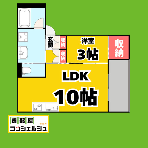 WELLNEST　ROOM　名駅南　B棟の間取り