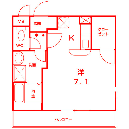 鎌倉市大船３丁目のアパートの間取り