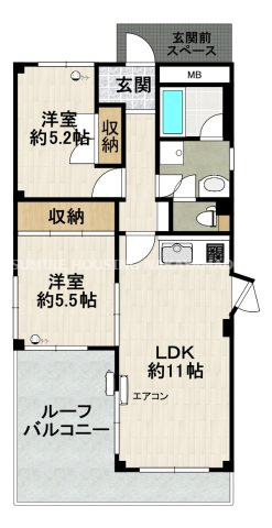 ソリッソ宝塚の間取り