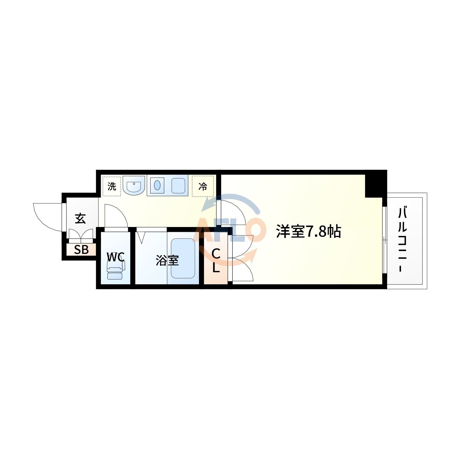 コンセール裕恵の間取り|コンセール裕恵　間取り
