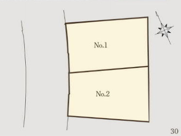 プラザ042②　新築一戸建て　01の区画図|1号棟