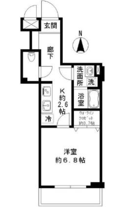 メゾン　デ　プロッシュの間取り