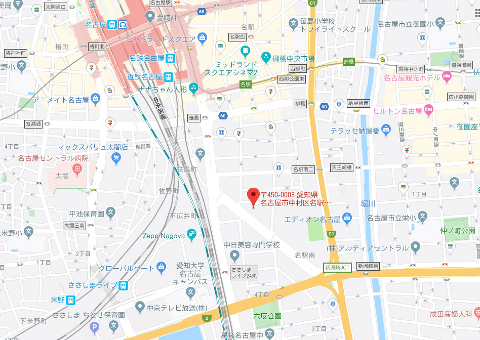 NSビルの地図