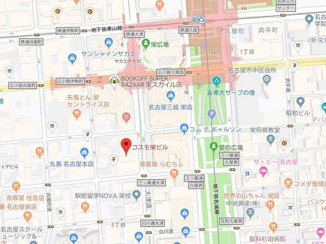 コスモ栄ビルの地図