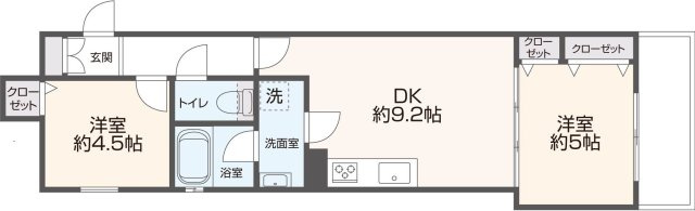 セレニティ小若江A棟の間取り