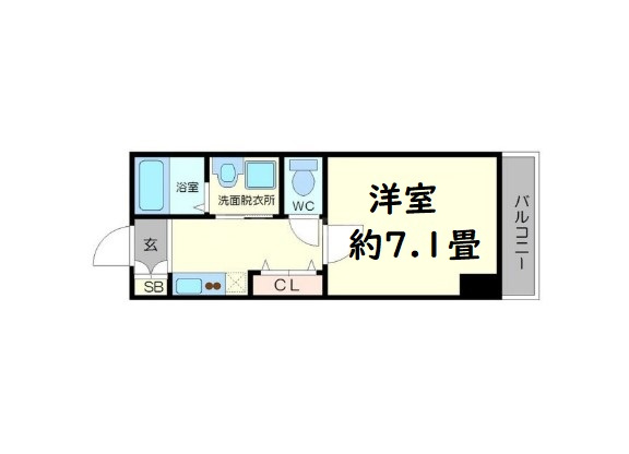 【間取り】 | スワンズ難波パークビュー