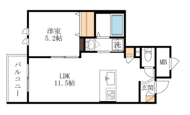 ロオジエの間取り|★開放感のある間取り★