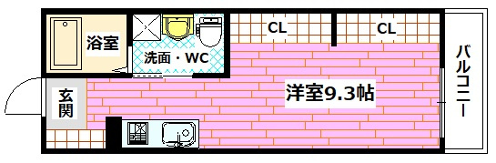 コンフォール海田の間取り