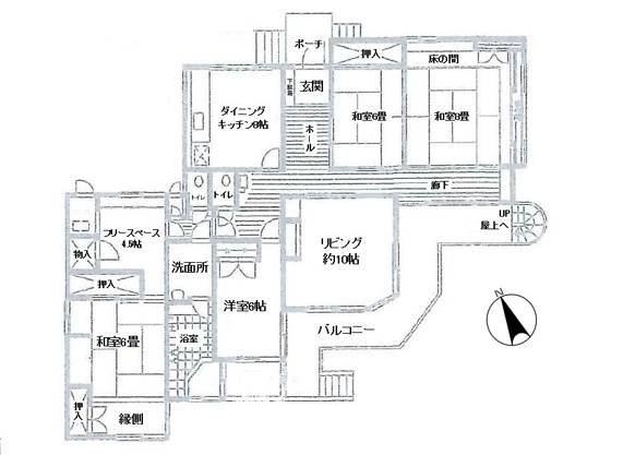 【間取り】 | 大室高原別荘地　戸建