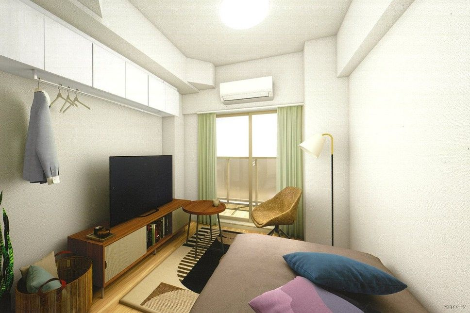 プレサンス　ジェネ　四日市中央通りの居間・リビング|※家具・家電は付属しません。内装イメージ