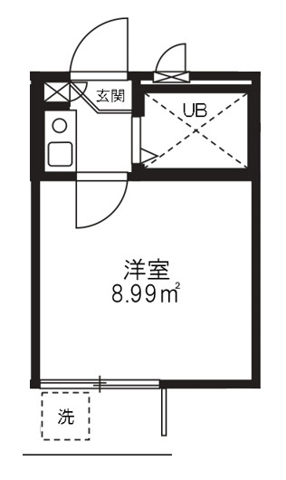 レオパレス松陰神社の間取り