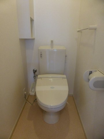 クラール元山Ｂのトイレ|シンプルで使いやすいトイレです