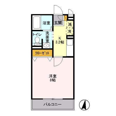 サンフラワー やま咲の間取り