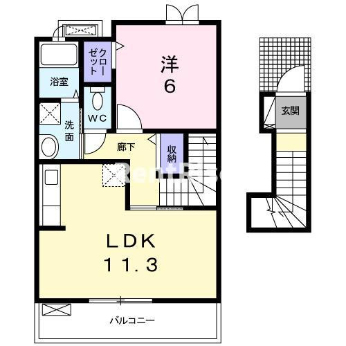 キウイ東の間取り
