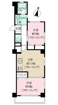 コンフォートタカシマの間取り