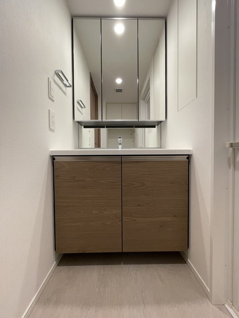 パークタワー勝どき　サウス棟の洗面所|※写真は同タイプ住戸です。