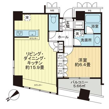 新宿アインスタワーの間取り