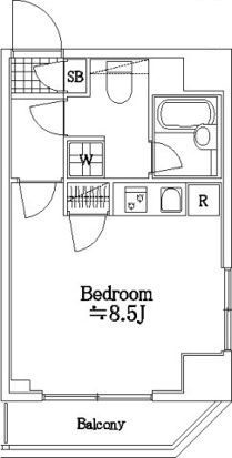 クレイシア錦糸町の間取り|間取りです。