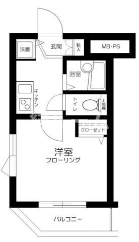 練馬区旭丘１丁目の賃貸マンションの間取り
