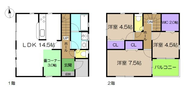 【間取り】 | 新築住宅　高知市赤石町①