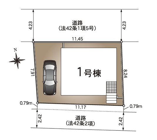 【区画図】 | 新築住宅　高知市赤石町①
