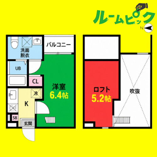 Embellir　Due(アンベリールドゥ)　名古屋市賃貸　仲介手数料無料の間取り