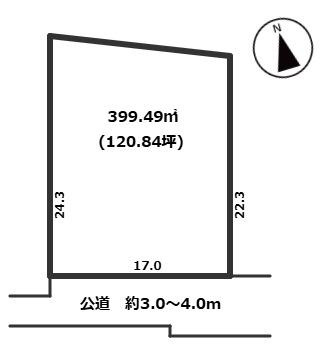 高浜市青木町　１２０坪の画像