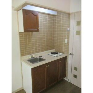 福岡市中央区荒戸２丁目の賃貸マンションのキッチン