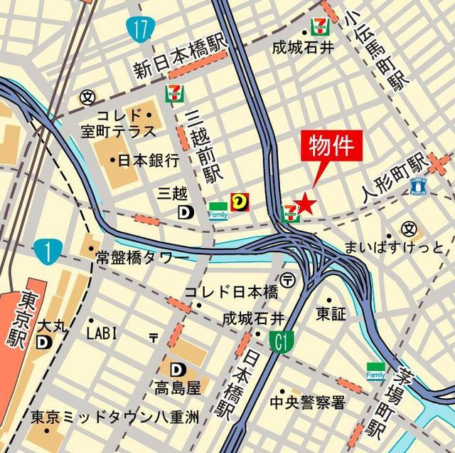 Ｄａｉｗａ　Ｔｅｒｒａｃｅ　日本橋の地図