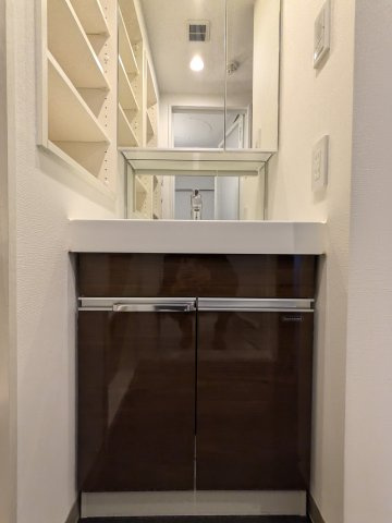 ケーディーエックスレジデンス豊洲の独立洗面台|独立洗面化粧台付き