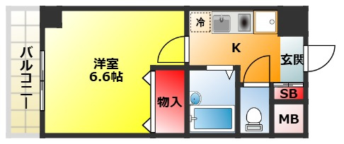 【間取り】 | おおきに新大阪駅前サニーアパートメント
